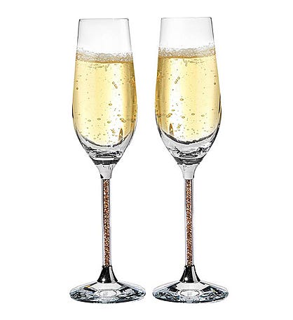 Crystal Champagne Flutes